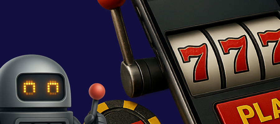 Spielautomat auf einem Smartphone 
